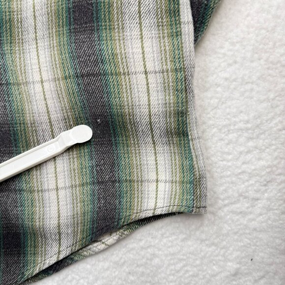 VTG Codet Heavy Flannel Plaid Shirt Cabincore Western Outdoor Grunge Mens 2XLT? - Picture 12 of 12